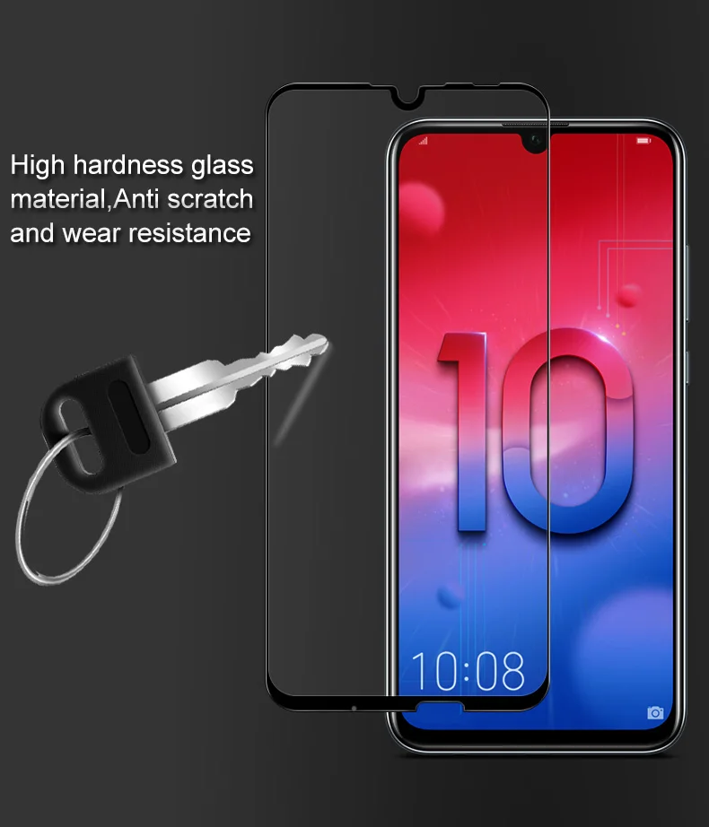 3D защитное стекло на Honor 10 Lite светильник-экран протектор для huawei Honor 10 светильник 10Ligt lite закаленное стекло полное покрытие пленка
