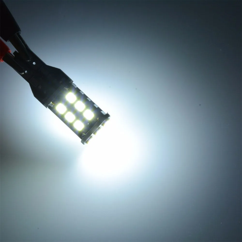 2x T15 W16W CANBUS 2835 LED 15 SMD Auto Car Backup Bulbs Brake Lamp Reverse Lights 6500K White Red Amber 921 led Bulb Lighting | Автомобили