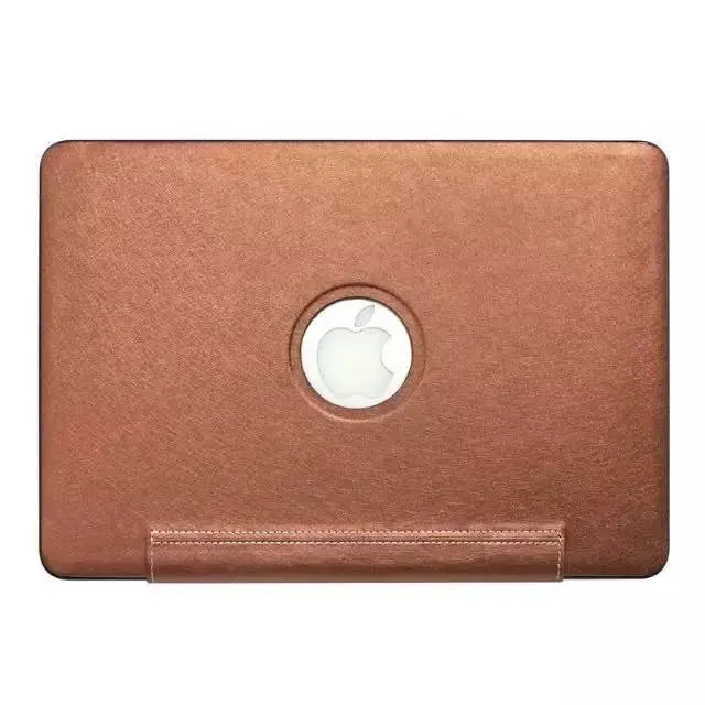 Business Luxury leather laptop case For Macbook Air Pro Retina 11 12 13 15 16 Folio Cover Bag for Mac Book 11.6 13.3 15.4 inch | Компьютеры