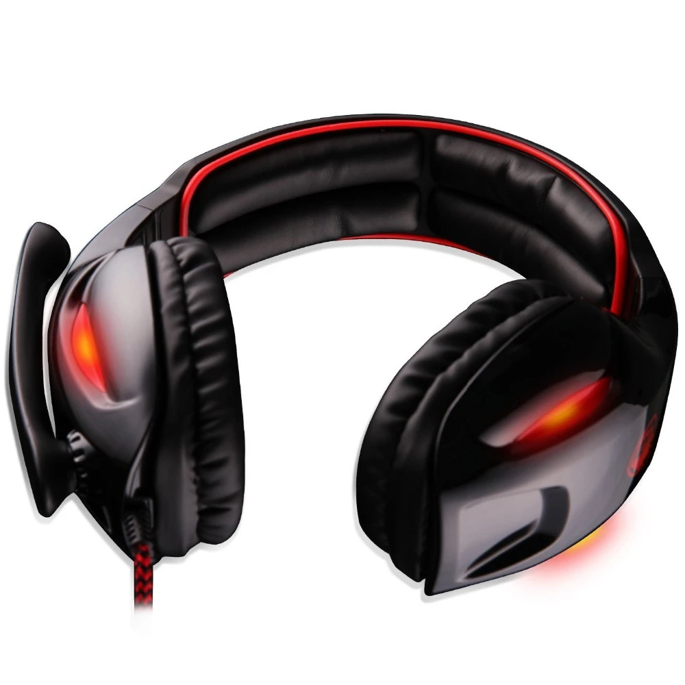 

Original Sades SA-902 Professional Gaming Headphones USB 7.1 Surround Sound Effect Noise isolation Headset With Microphone
