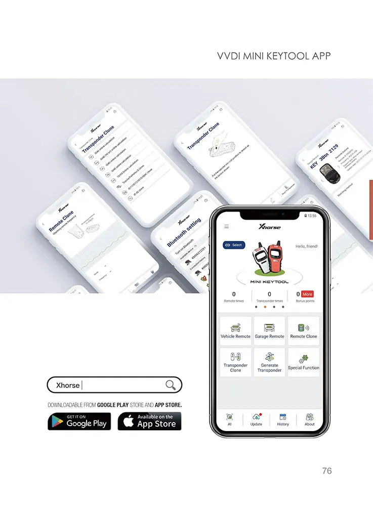 Xhorse VVDI мини ключ инструмент удаленный ключ программист Поддержка IOS и Android бесплатно 96 бит 48 копия с VVDI 48 4D супер чип