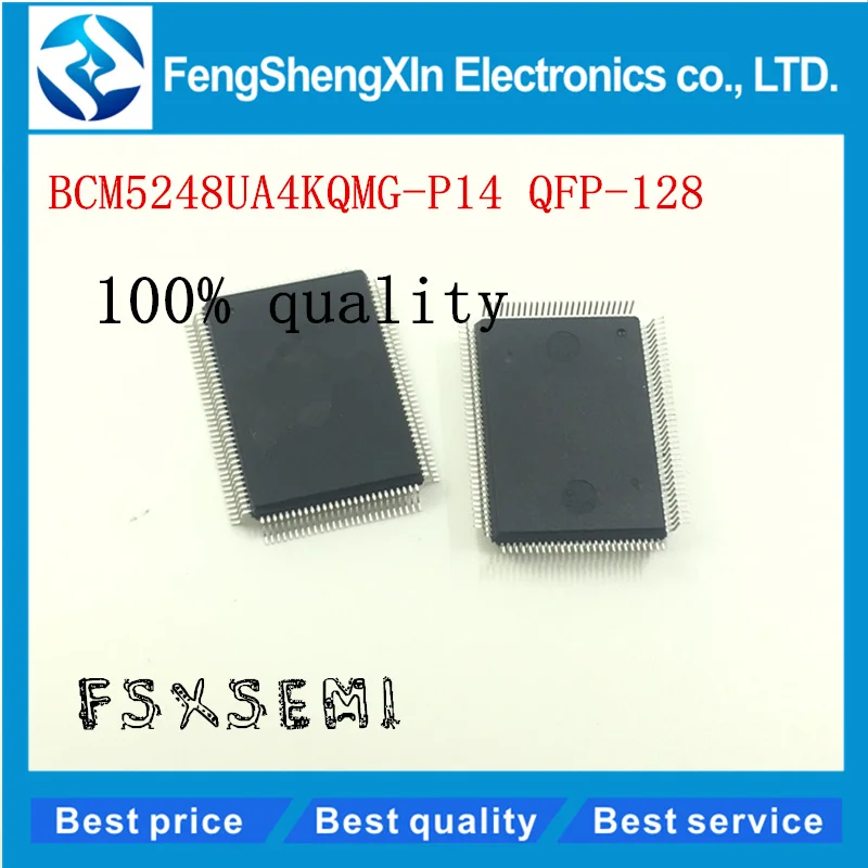 5 шт./лот bcm5248ua4kmg BCM5248UA4KQMG P14 BCM5248UA4KQM QFP128 IC 2GIGABIT ETHERNET многослойный переключатель|switch