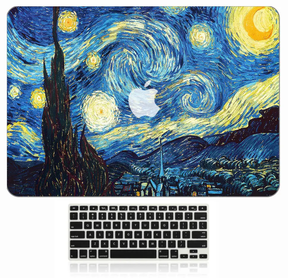 Жесткий чехол с принтом для Apple Macbook 13 Pro (с cd rom версией) A1278 матовый рисования на