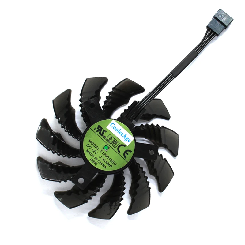 75 мм T128010SU 0.35A охлаждающий вентилятор для Gigabyte AORUS GTX 1060 1070 1080 G1 GTX 1070Ti 1080Ti 960 970 980Ti Видеокарта кулер вентилятор