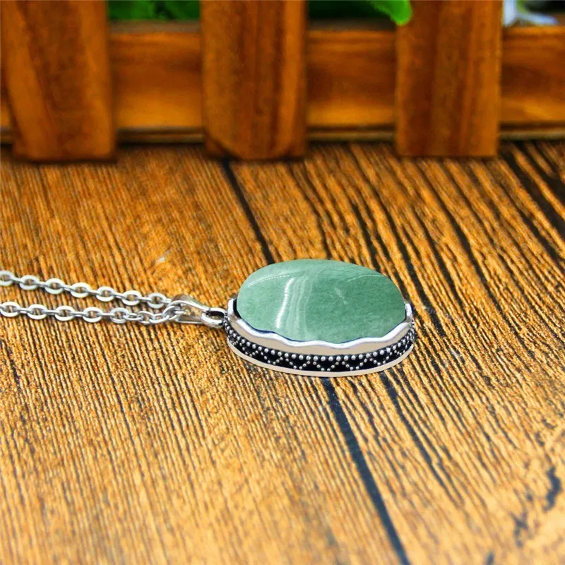 Личности овальные Натуральный камень Цепочки и ожерелья серьги комплект