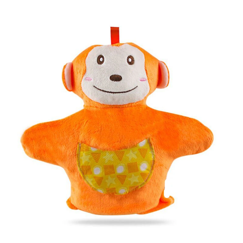 Милые куклы Обезьяна свинка лягушка овечка утка семья пальчиковые ребенок дети