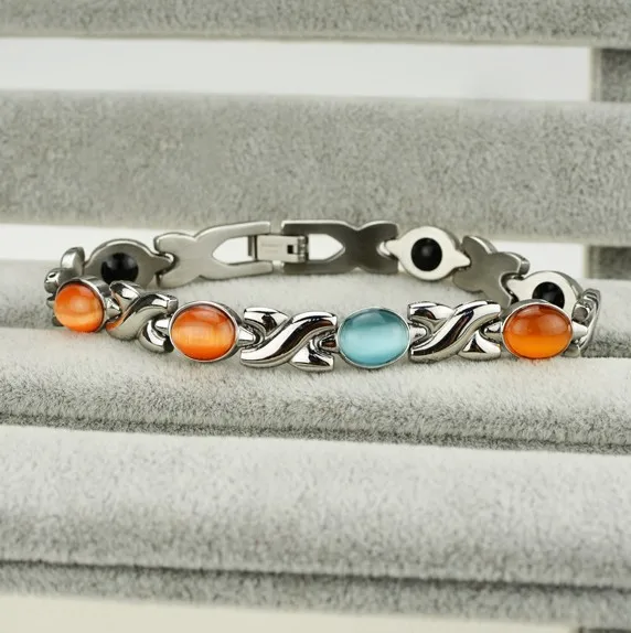 Free shipping health magnetic opal love bracelet s353 | Украшения и аксессуары
