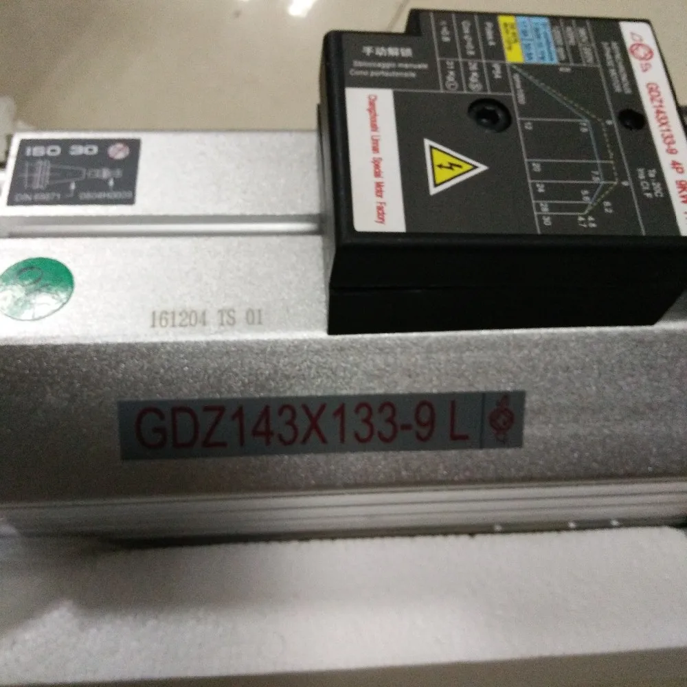 9 КВТ электродвигатель привода шпинделя АТС 6.4NM 380V 22A 200/400Hz ISO30/BT30 12000~ 24000 об/мин заменить Италия HSD GDZ143x133-9(380 В длинная головка
