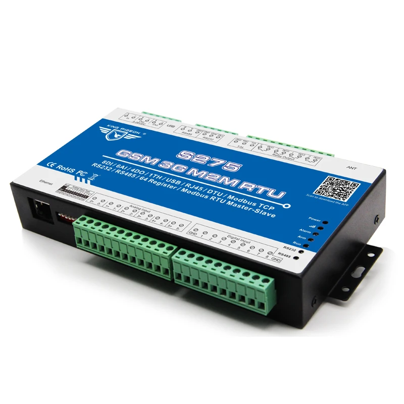 King Pigeon S275 Бесплатная доставка GSM GPRS M2M RTU реле пульт дистанционного управления