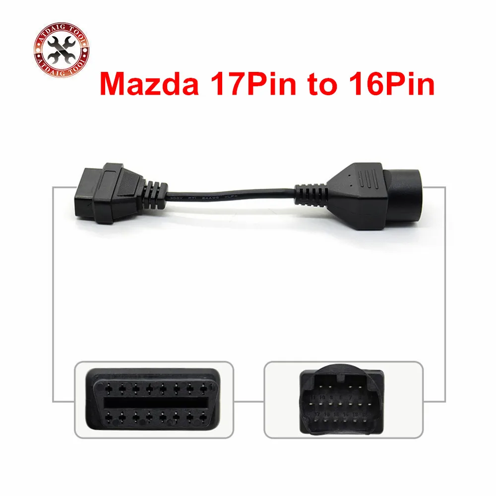 Мы предлагаем только качественные товары для Mazda 17Pin 16Pin OBD2 OBD II кабель