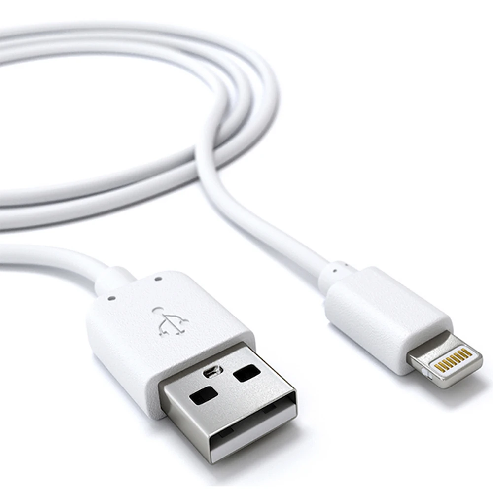 Дата-кабель Red Line USB - 8 pin для Apple белый УТ000006493 | Мобильные телефоны и аксессуары