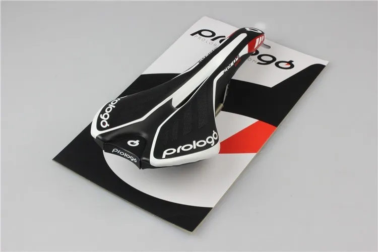 black white Prologo Zero II Pas динамически завершенные полые села MTB дорожный велосипед седло части велосипеда - Цвет: black white