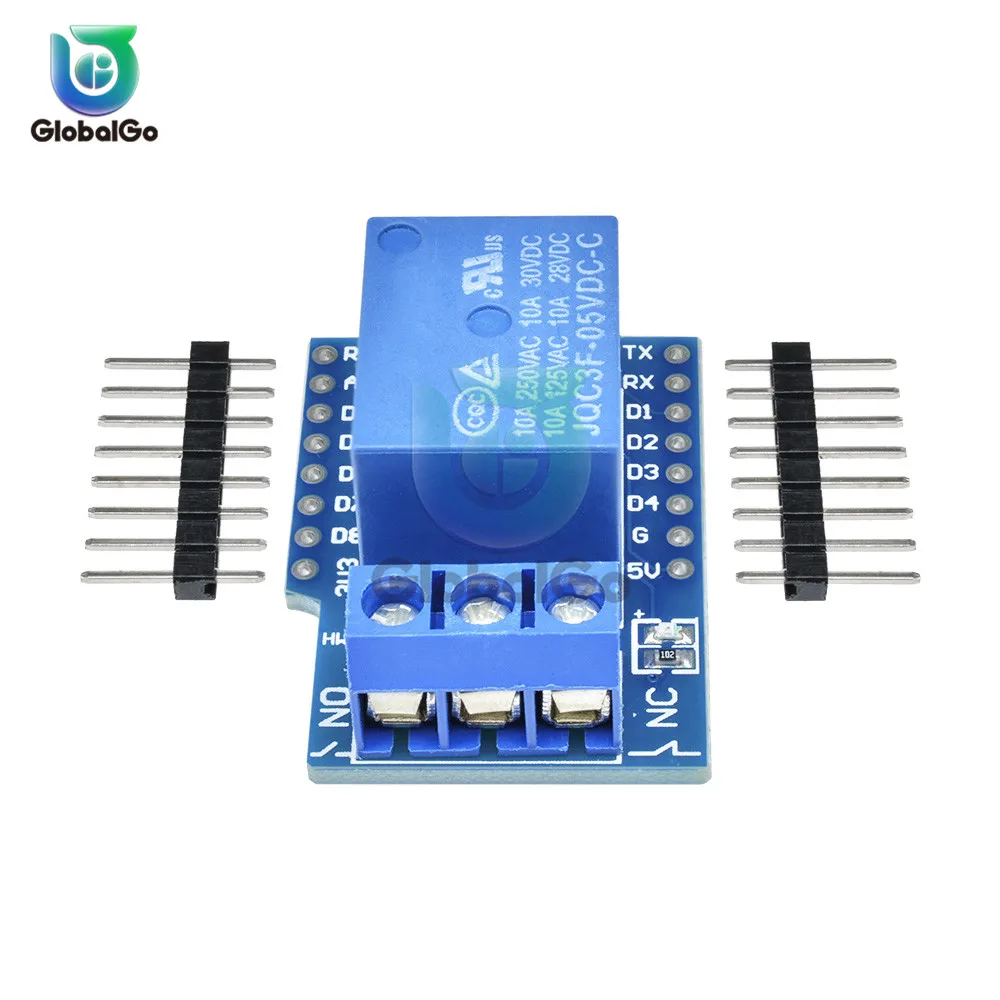 DC 5 в один канал для WeMos D1 Мини Релейный Щит Arduino ESP8266 макетная плата модуль