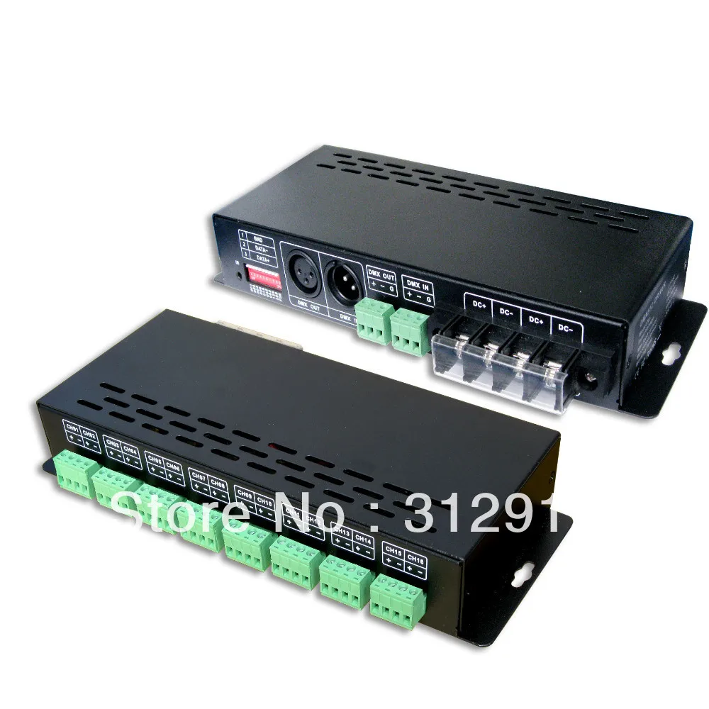 LT 880 350 декодер 16CH DMX PWM Вход DC12 48V выход 350ma * 16 каналов|decode and|decode wmvdecoder dvb |