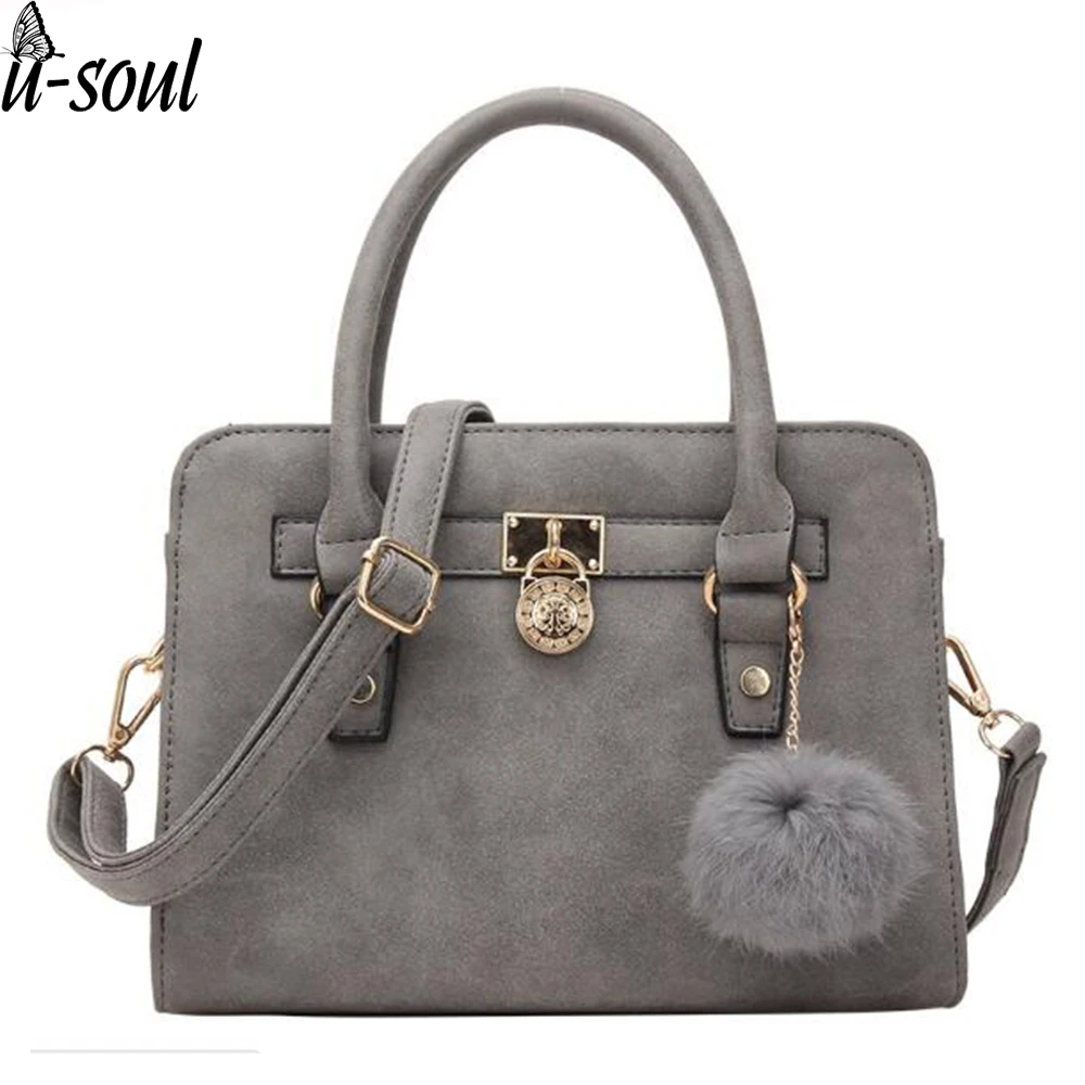 Женские сумки с меховым помпоном женская сумка на плечо расшитая блестками серые