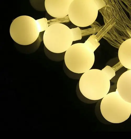 33FT 10 м 100LED Шарообразная Фея светильник 8 режимов f/на свадьбу Рождество