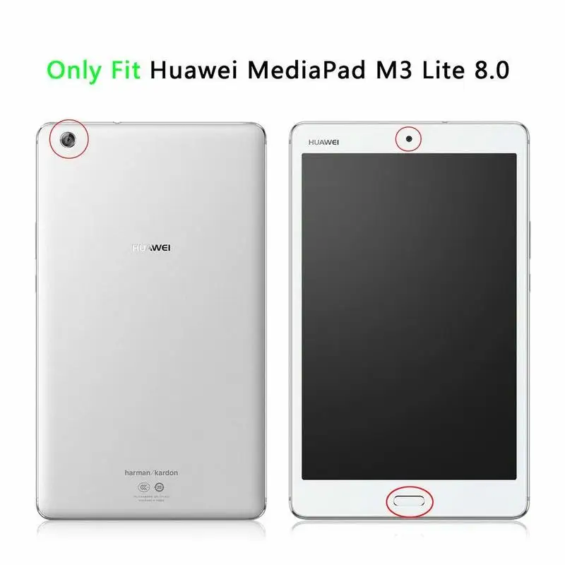 Чехол для Huawei MediaPad M3 Lite 8 0 дюйма Обложка CPN W09/AL00 чехол планшета из ТПУ с защитой от
