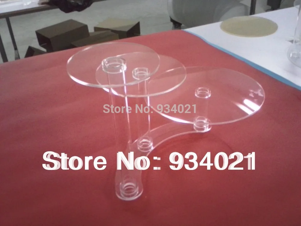 Уникальные красивые 3 уровневые акриловые стойки для торта свадьбы Birhtday Cupcake|acrylic