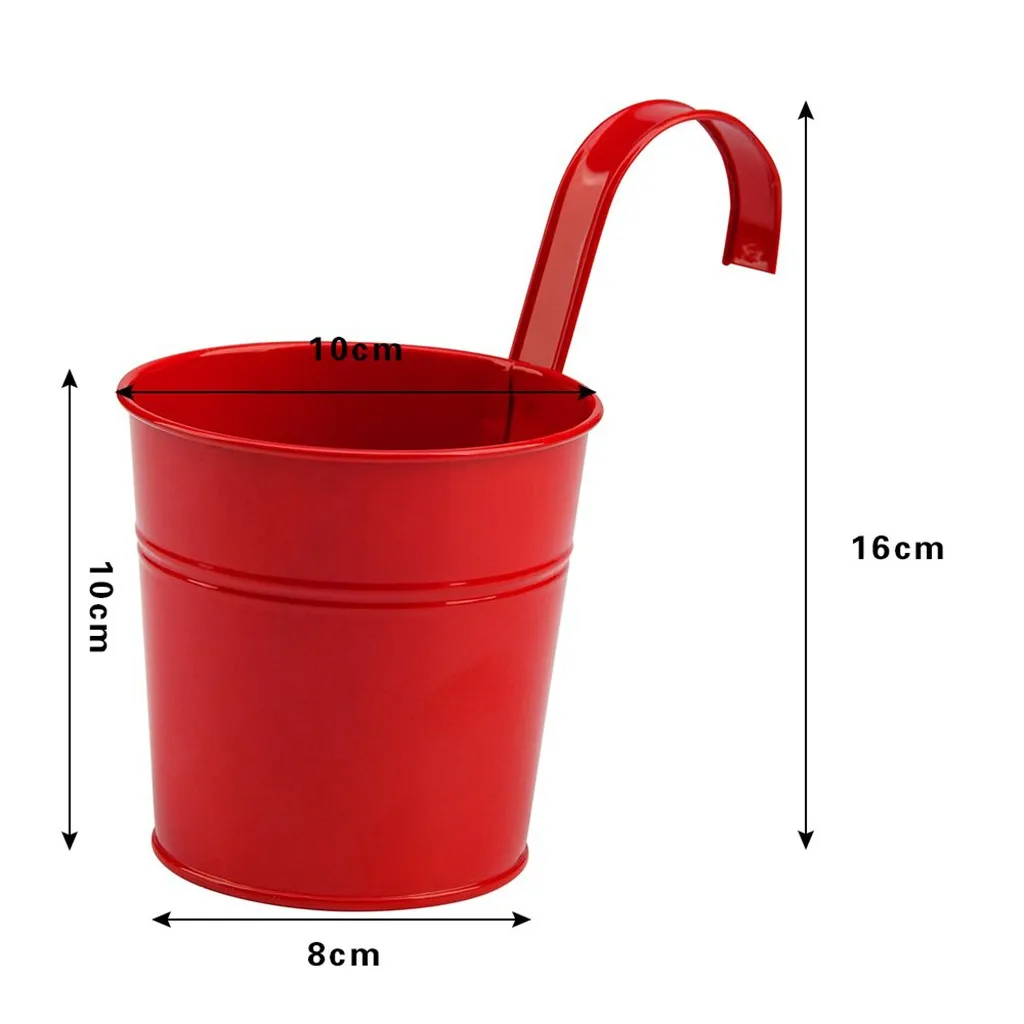 2019 цветочные горшки уличные металлические подвесные для балкона 10 шт.