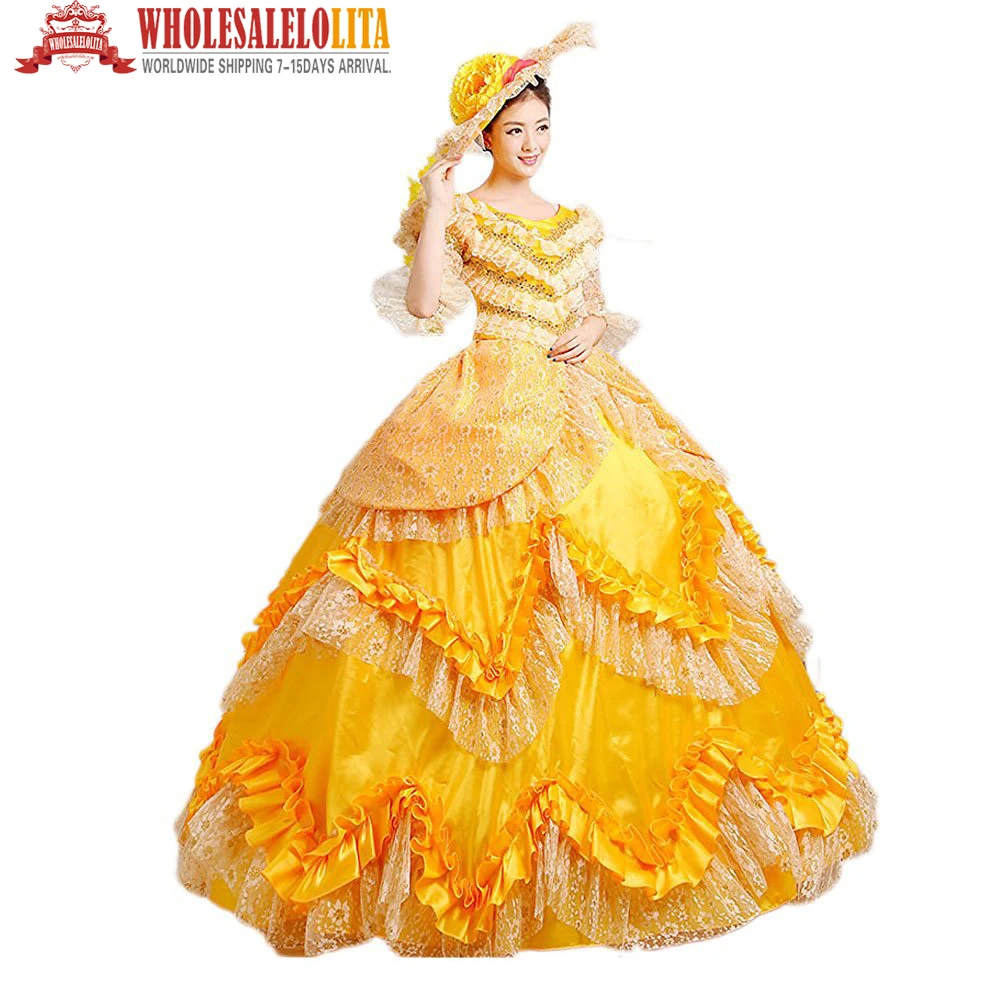 Готическое вечернее платье Рококо реконструкция викторианское для выпускного