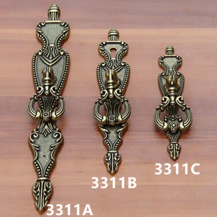 64 мм 128 винтажная бронзовая искусственная бронза ручка с кольцом для мебели в