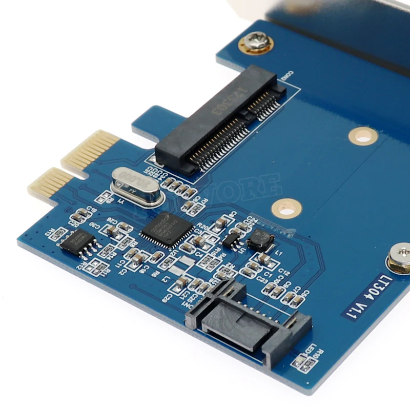 Оптовая продажа комбинированный SATA mSATA PCI-e адаптер диск pcie SSD карта к msata конвертер