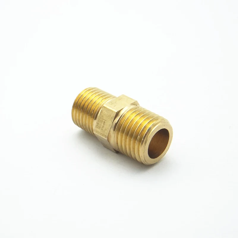 Резьбовое соединение 1/4 &quotBSP Male x M14 * 1 5 шестигранный латунный Адаптер для труб