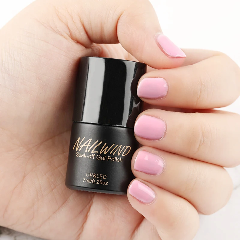 NAILWIND 7 мл Однотонная одежда гель лак для ногтей 01 30 УФ светодио дный Блестящий