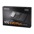 SAMSUNG SSD 970 EVO PLUS 250 ГБ NVMe M.2 SSD Внутренний твердотельный накопитель TLC M.2 2280 PCIe 3,0x4, NVMe 1,3 3300 МБс.с для ноутбука