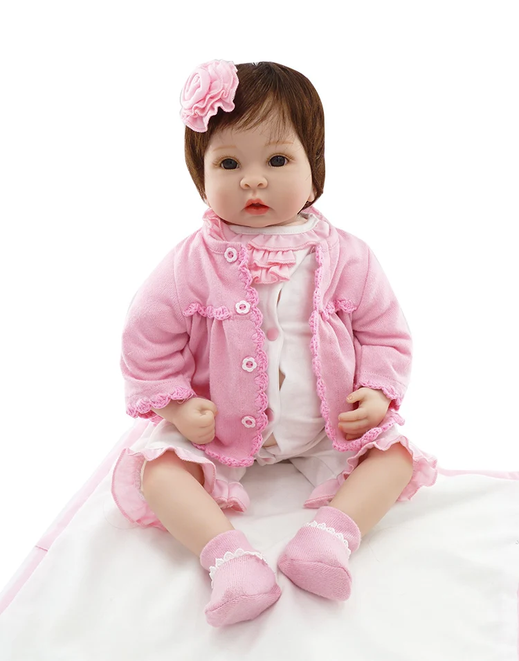 Силикона Reborn Baby куклы реалистичные реальные винил малышей Кукла для девочек и