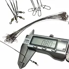 30 шт., рыболовная леска со стальным тросом, 32 см, 25 см