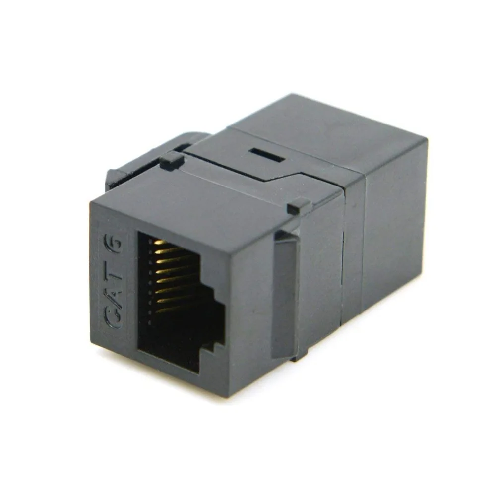 5 шт. фоторазъем CAT6 соединитель RJ45 UTP вставка-защелкивающийся разъем переходник