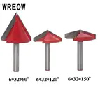 Фреза из карбидного сплава с ЧПУ, хвостовик 6 мм, 6090120 градусов, 1 шт.