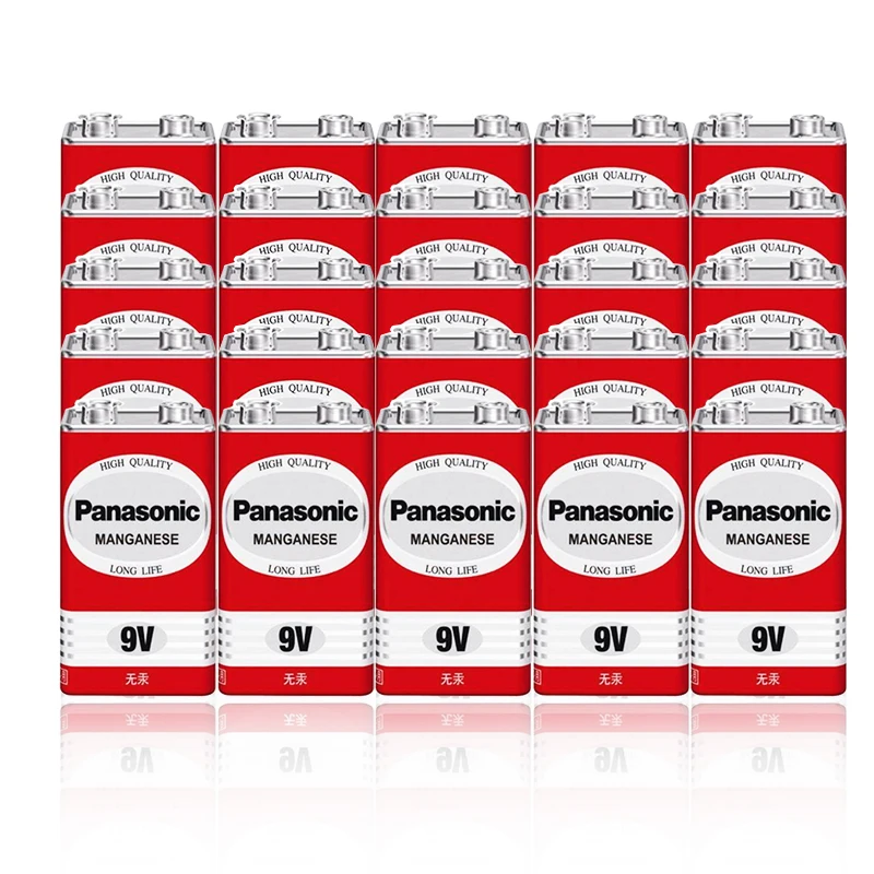 8 Pcs//Lot 100% Original 9v battery Greencell PP3 6F22 6LR61 MN1604 9V Block Heavy Duty Cell Battery | Электроника