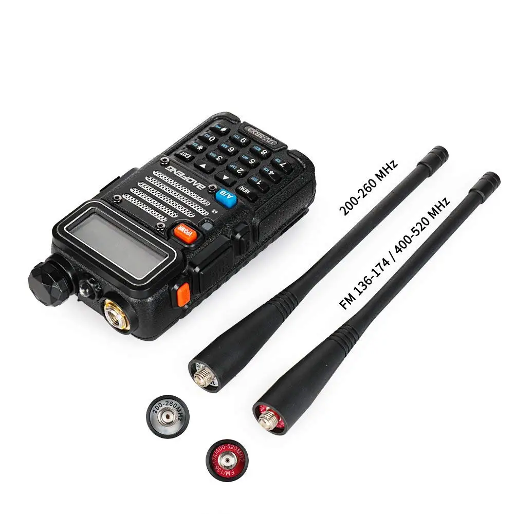 Baofeng UV-5RX3 трехдиапазонный с 1,25 м+ 2 антеннами 136-174 220-225 400-520 5 Вт VFO VHF UHF двухстороннее радио Любительская портативная ветчина
