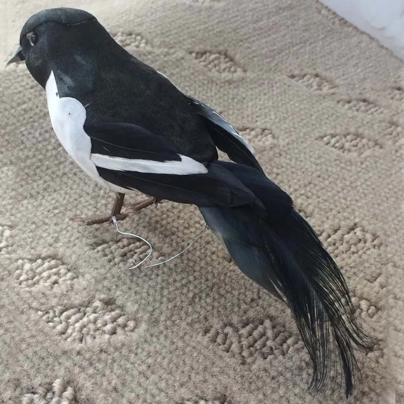 10 шт. 15*4 5*5 см маленькая черная Magpie искусственные пенные перышки декоративные