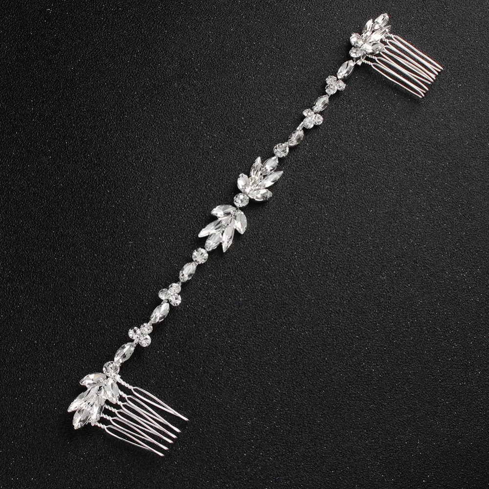 Bohemian Gold Metal Leaf Weddng Hair Accessories Combs For Women Girl Headpiece Hairpins Greek Ornament Bridesmaid Jewelry | Украшения и