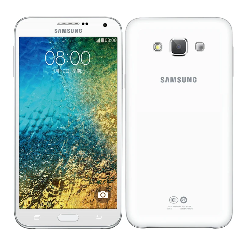 Оригинальный смартфон Samsung Galaxy E7000 с четырехъядерным процессором, поддержкой 4G LTE, двумя SIM-картами и разблокировкой. 5,5 дюймов, 13,0 МП, Dual SIM/Multi-Bands.
