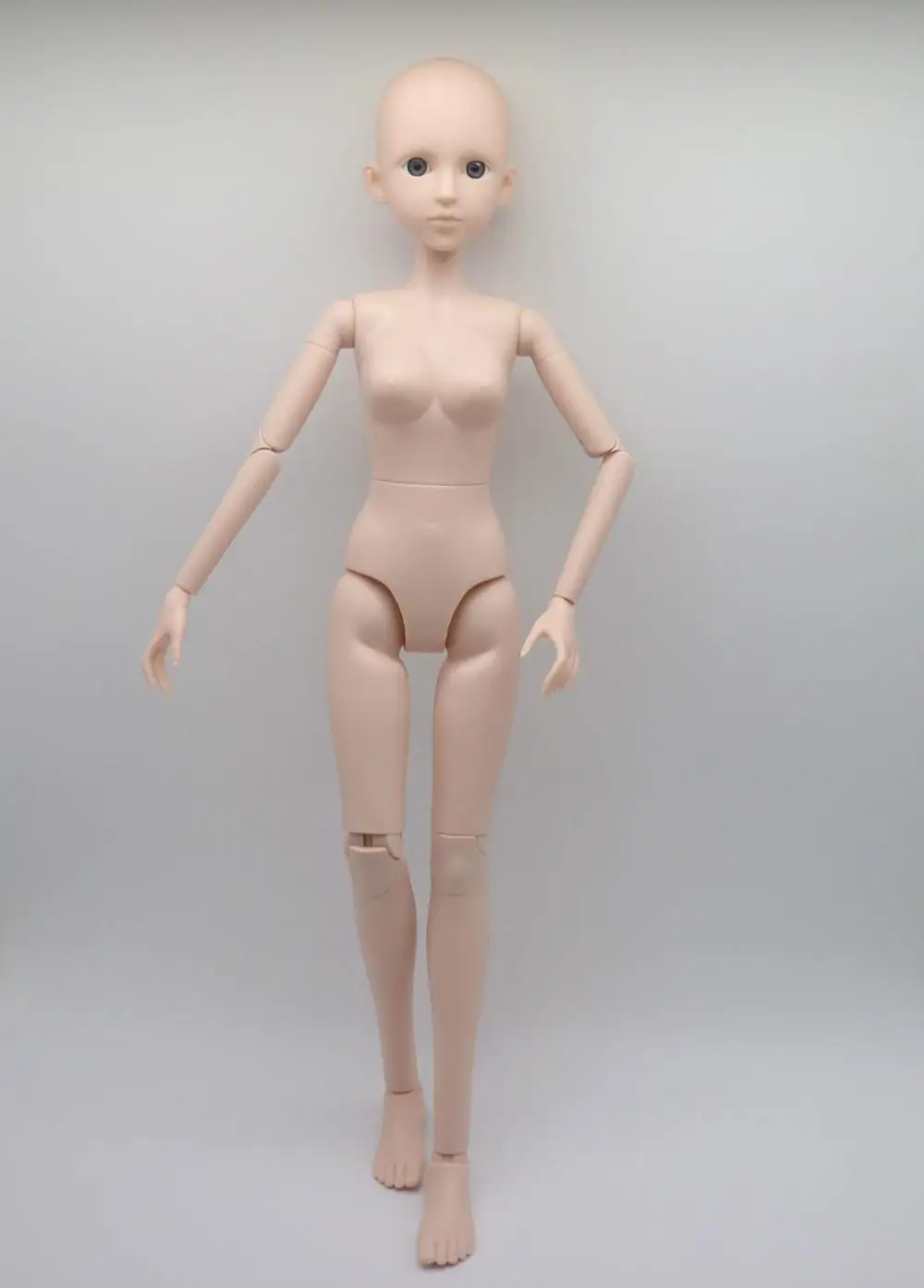 blue eye doll 1/4 BJD Обнаженная кукла 45 см для взрослых женская и мужская обувь Пластик совместный подвижный куклы, без набора для макияжа окружность головы 17,5 см - Цвет: blue eye doll