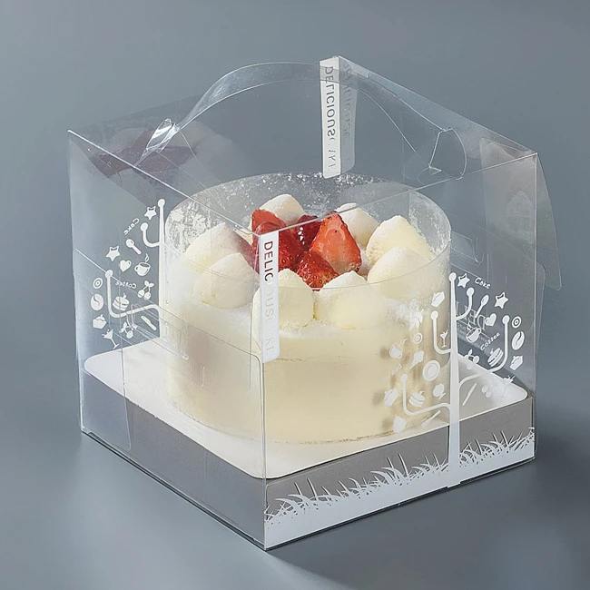 Пищевая прозрачная портативная коробка для выпечки и домашнего использования