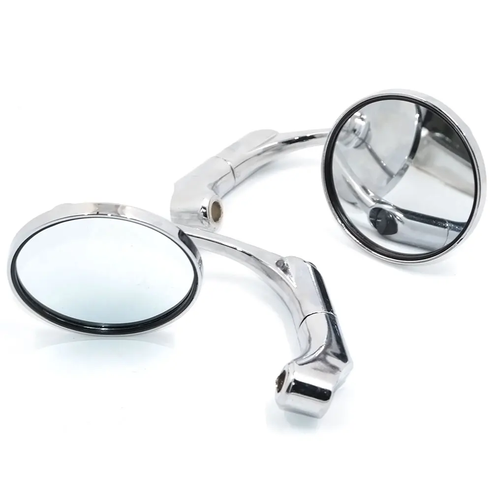 

BJMOTO Universal Motorcycle Mirror Scooter Motocross Back Side Mirrors Rear View Mirror For Most Street Bike with 10MM Adapter