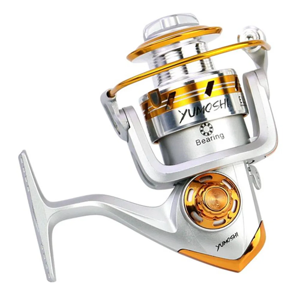 Spinning Fishing Reels Alloy ABS G-Ratio 5.5:1 Drag Bait Fold Rocker Wheel Reel Carpa Molinete Carretilha De Pesca | Спорт и