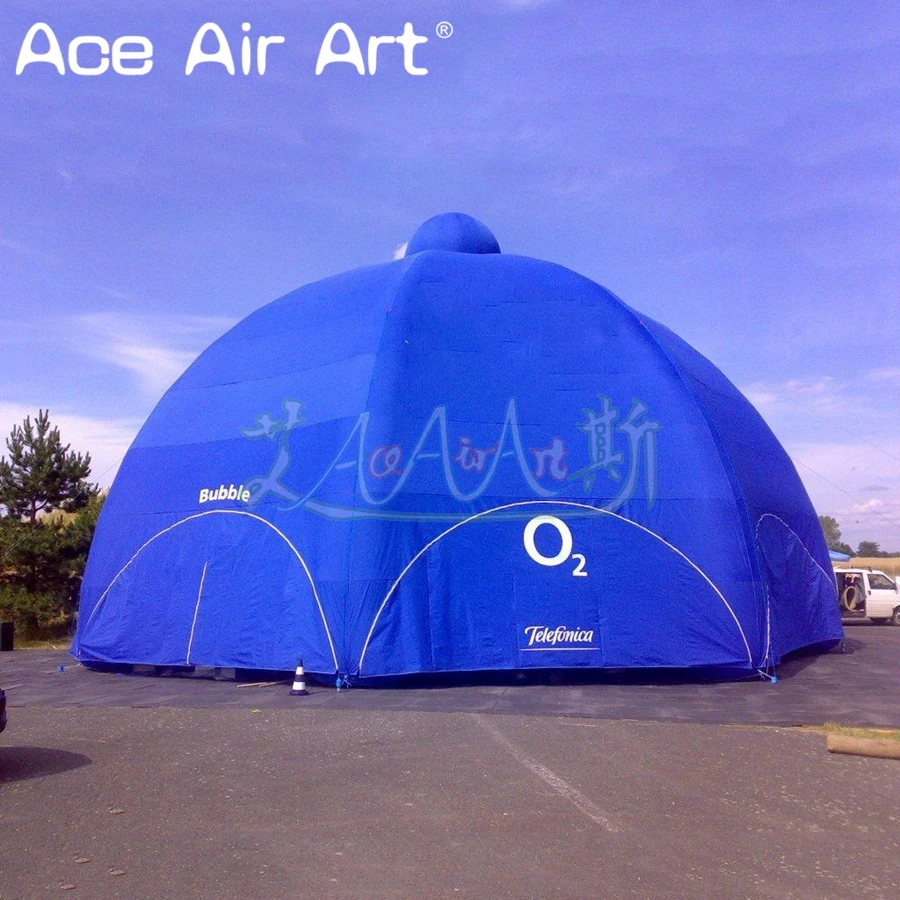 

Giant 12mＤiameter Full Cover Inflatable Spider Tent/Tentage 6 Legs Air Dome Marquee with Removable Doors