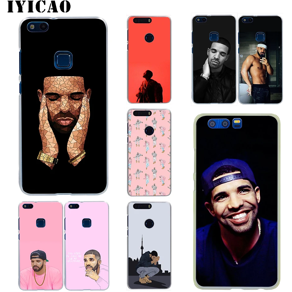IYICAO Drake роскошный уникальный дизайн Жесткий Чехол для Huawei Honor 6A 6C 7A 7C 7X 8 8X 9 10 20 9X