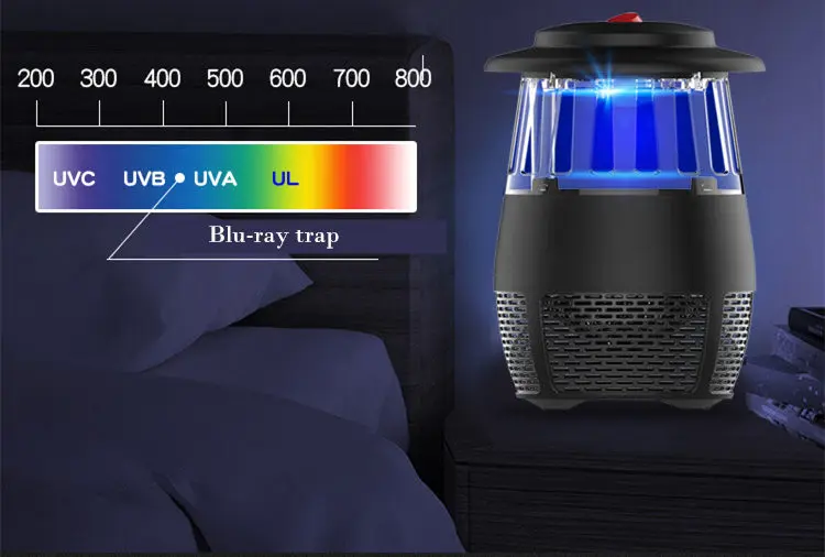 USB Mosquito Killer Фотокатализ немой домашний светодиодный жучок ловушка для насекомых Zapper ловушка безлучевая электрическая москитная убийца лампа Прямая поставка