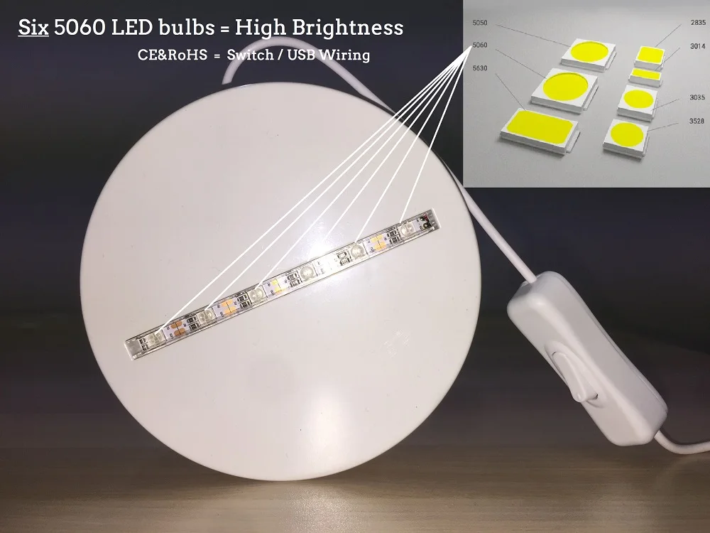 Горячая продажа 3D свет акриловый красочный мусульманский Бог ислам Мухамед 7