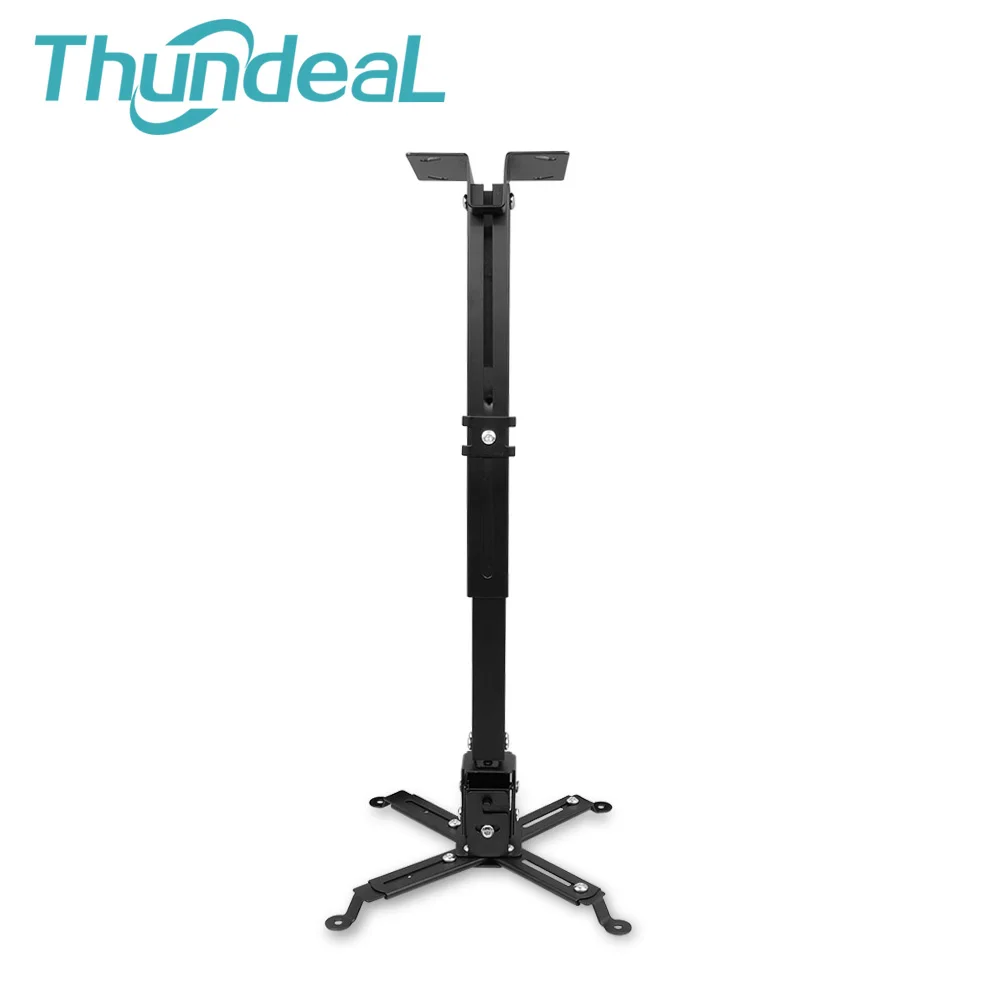 Universal LED Projector Ceiling Bear 15KG Mount Wall Bracket Interior Through cable Holder for Hanger Hanging 13CM-65CM | Электроника