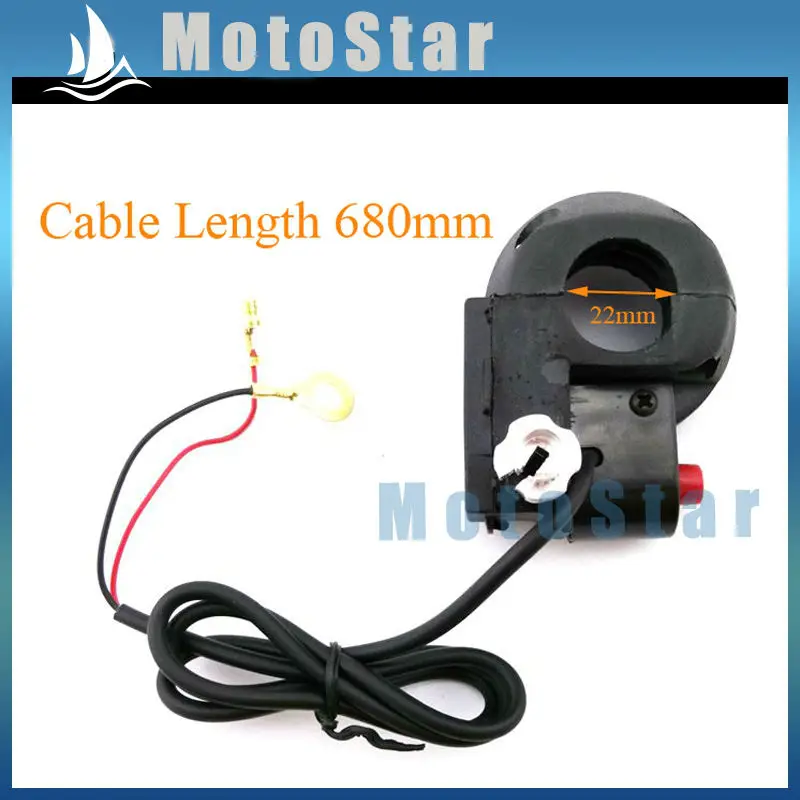 Рукоятка дроссельной заслонки Minimoto 7/8 дюйма + переключатель стоп-сигнал рычаг