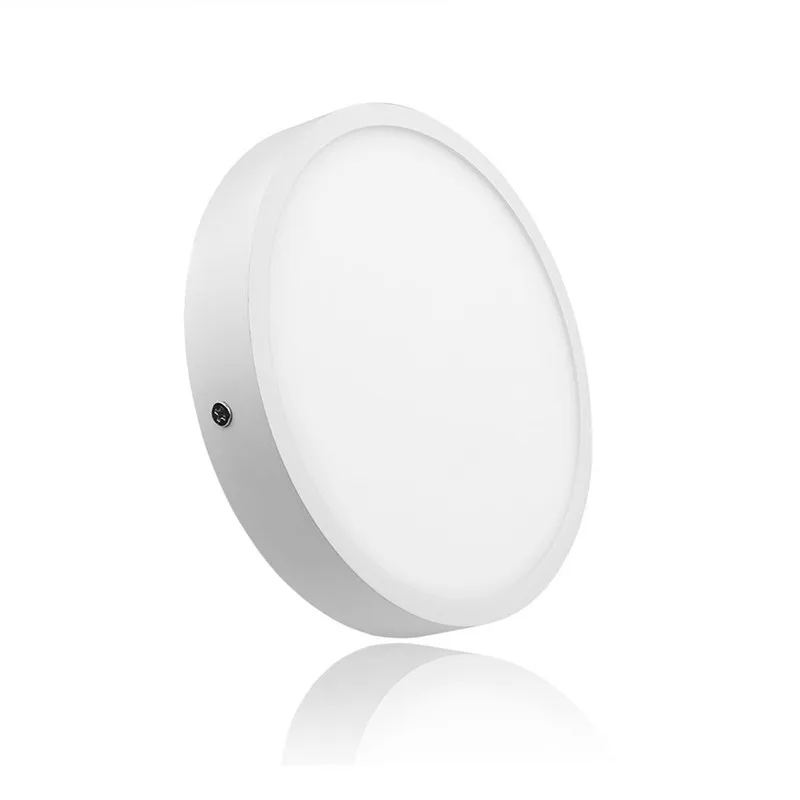 Новые 8 Вт/16 Вт/22 W/30 W без разреза, круглая, квадратная, Панель светодиодный Алюминий светодиодный Панель светильник поверхностного монтажа вниз светильник потолочный светильник