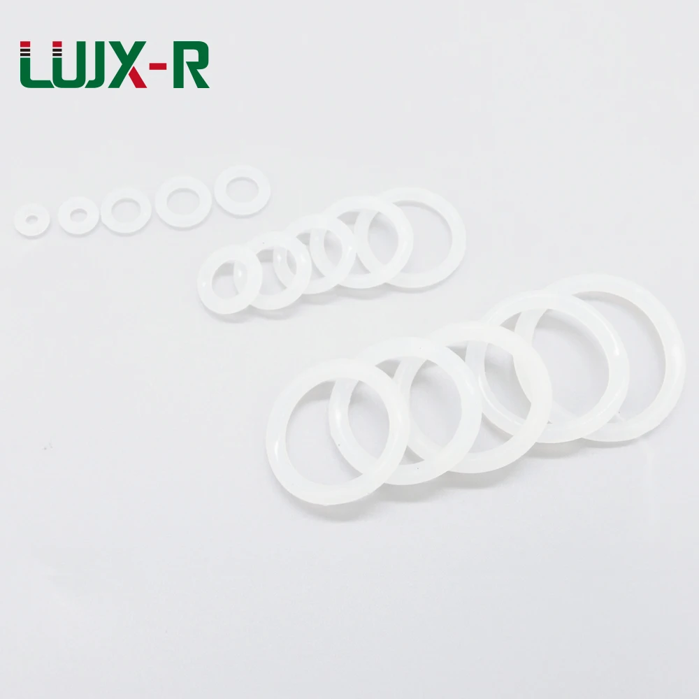 LUJX-R 225 шт уплотнительное кольцо комплект белый силиконовый набор прокладки шайбы
